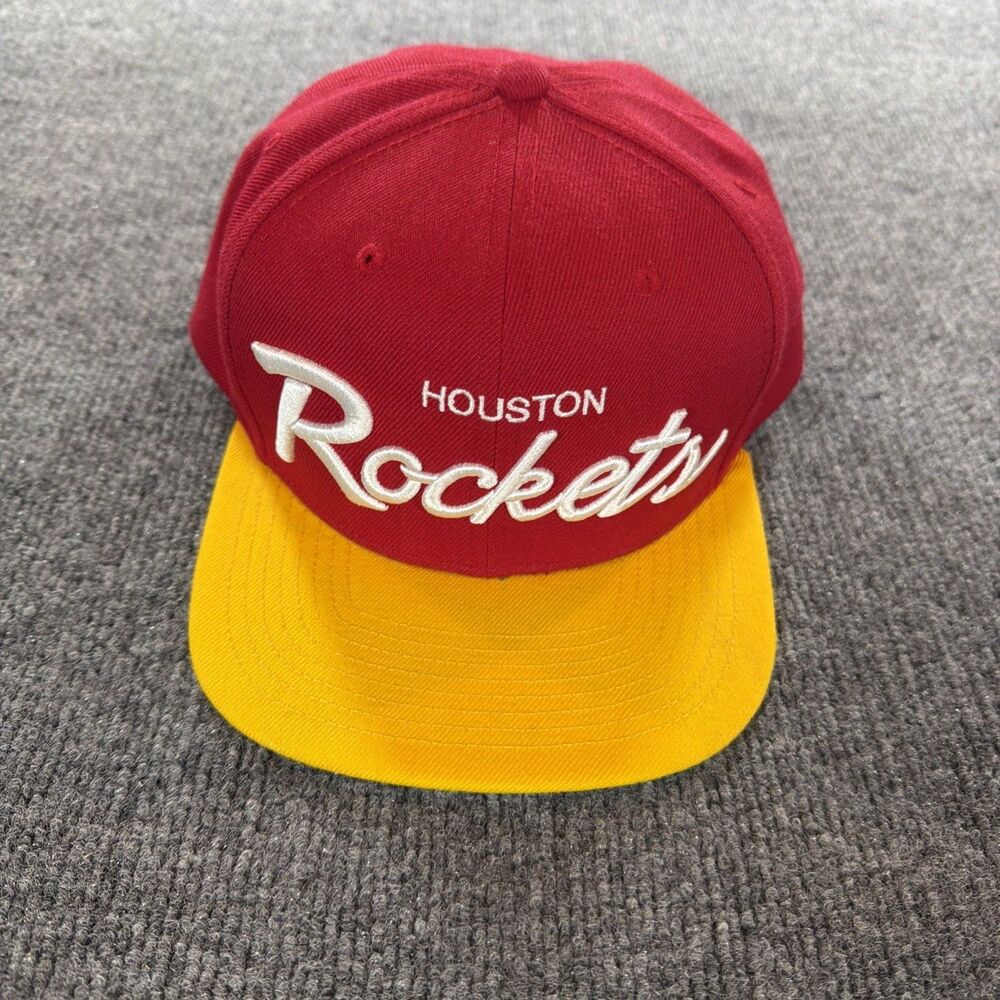 Mitchell & Ness Houston Rockets Classic Script HWC 2 Tone Adjustable Snapback